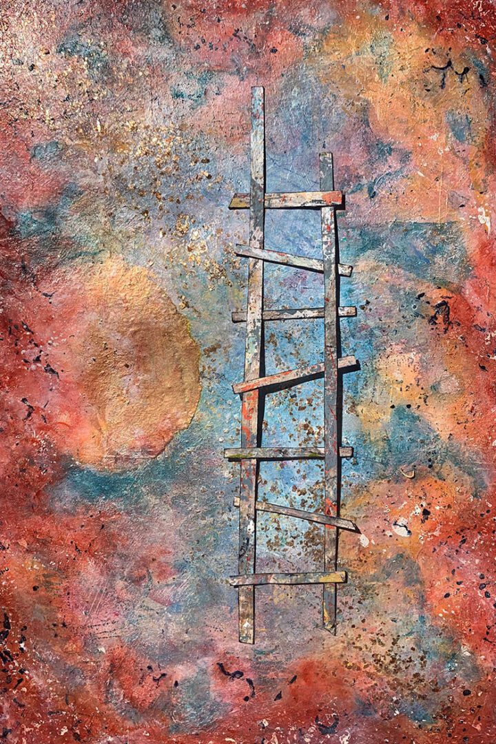 Mixed Media Dilys Anderson The Climb